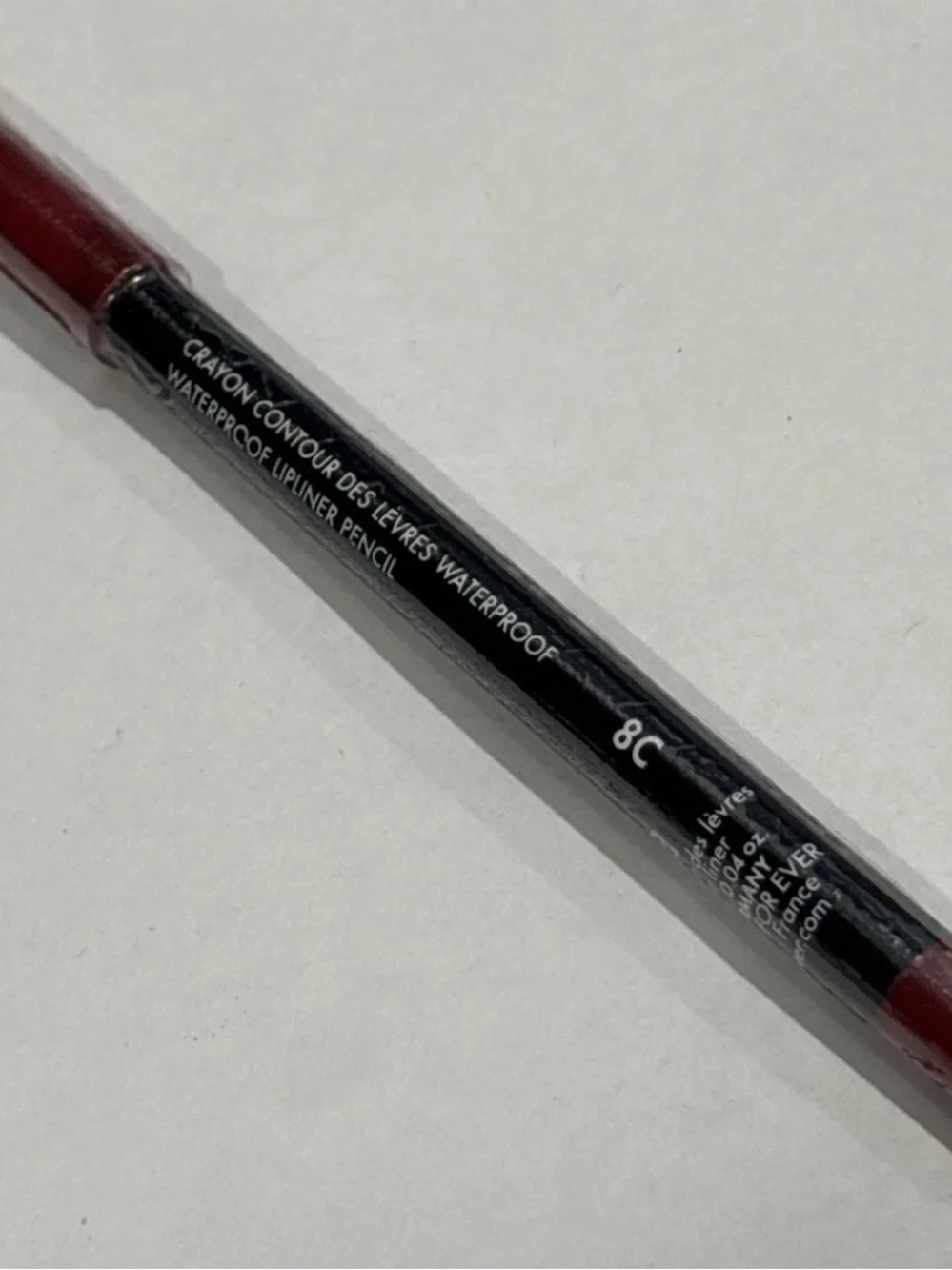 MAKE UP FOR EVER WATERPROOF LIP LINER PENCIL 8C TRUE RED